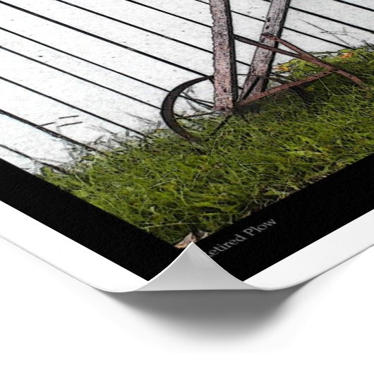 小退職した輪 ポスター (角)