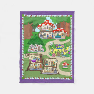 小遊人形用妖精マット/毛布 フリースブランケット