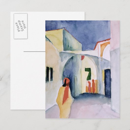 小道を一瞥 ポストカード (正面/裏面)