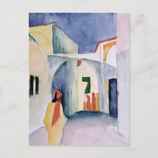 小道を一瞥 ポストカード (正面)