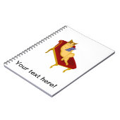 小道具のclipartを持つ猫 ノートブック (左側)