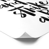 小道具をつかんでポーズをとる ポスター (角)