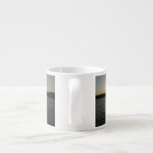 小野田湖の夕日:水平 エスプレッソカップ (裏面)