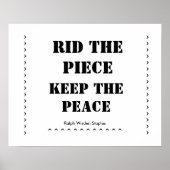 小銃を取り除く ポスター (正面)