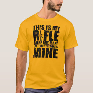 小銃手の信条-これは私のライフルです Tシャツ
