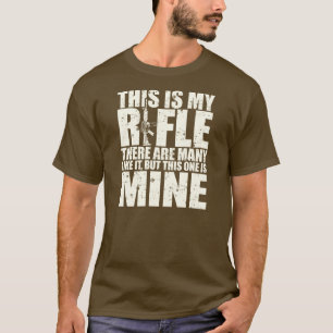 小銃手の信条-これ私のライフルはあります-クリーム Tシャツ