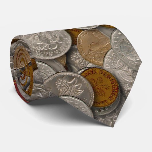 小銭のタイ ネクタイ (ロール)