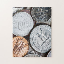 小銭のパズル ジグソーパズル