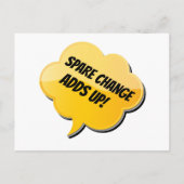 小銭貯金瓶 ポストカード (裏面)