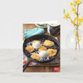 小鍋のBluberryの暴落 カード (黄色い花)