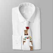 小間抜けトナカイのクリスマス ネクタイ (タイ)