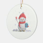 小雪だるま セラミックオーナメント (左)