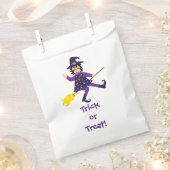 小飛んでいる魔女 フェイバーバッグ (クリップ留めされた状態)