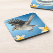 小飛んでいる鳥 コースター (左側)