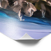 小食べ物を与えさくて孤立したベビーハリネズミ フォトプリント (角)