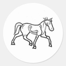 小馬 ラウンドシール