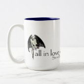 小鬼の虹に恋して下さい ツートーンマグカップ (左)