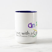 小鬼の虹に恋して下さい ツートーンマグカップ (中央)