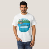 小魚のワイシャツF/B Tシャツ (正面フル)