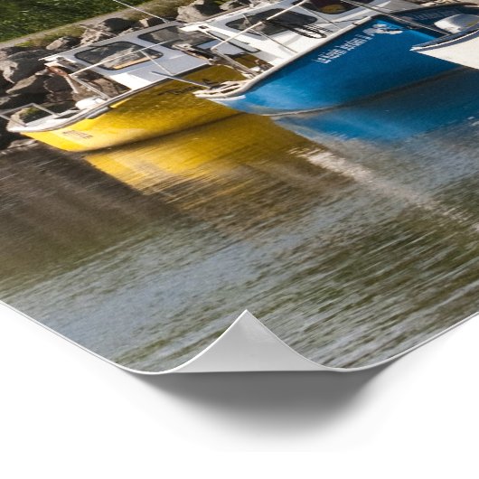 小魚釣り村はグランデリヴィエール付近にある ポスター (角)