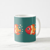 小魚 コーヒーマグカップ (正面右)