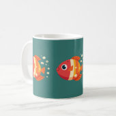 小魚 コーヒーマグカップ (正面左)