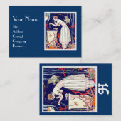 小魚、デ素晴らしコ美しいファッションモノグラム 名刺 (正面/裏面)