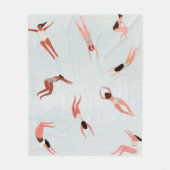 小魚 フリースブランケット (正面)