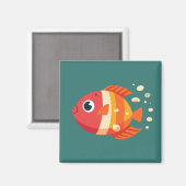 小魚 マグネット (正面/裏面)