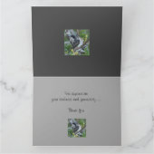 『小鳥ありがとう』 サンキューカード (内部)