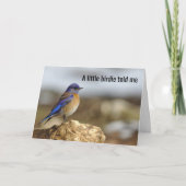 小鳥が私に言った、何を望むか気をつけなさい –  カード (正面)