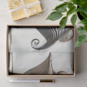 小鳥が離れ線に止まる 薄葉紙 (ギフト)