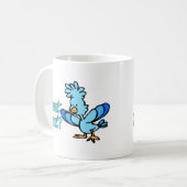 小鳥のさえずりのさえずり コーヒーマグカップ (正面左)