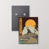 小鳥のさえずり 缶バッジ (正面/裏面)