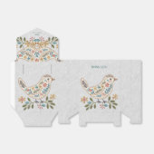 小鳥のフローラカラフル優先ボックス フェイバーボックス (折り畳みなし)