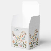 小鳥のフローラカラフル優先ボックス フェイバーボックス (オープン)