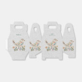 小鳥のフローラカラフル優先ボックス フェイバーボックス (折り畳みなし)