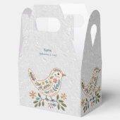 小鳥のフローラカラフル優先ボックス フェイバーボックス (オープン)