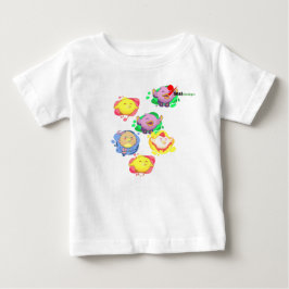 小鳥のベビーTシャツ ベビーTシャツ