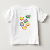 小鳥のベビーTシャツ ベビーTシャツ (裏面)