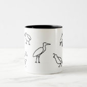 小鳥のマグ ツートーンマグカップ (中央)