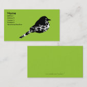 小鳥の名刺 名刺 (正面/裏面)