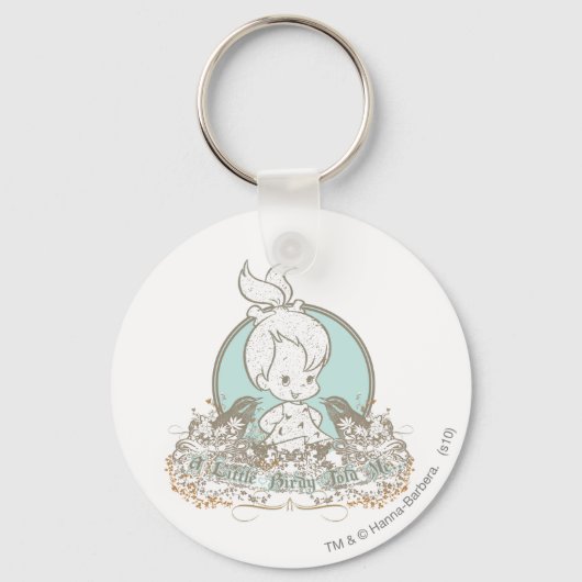 小鳥の小石が私に言った キーホルダー (正面)