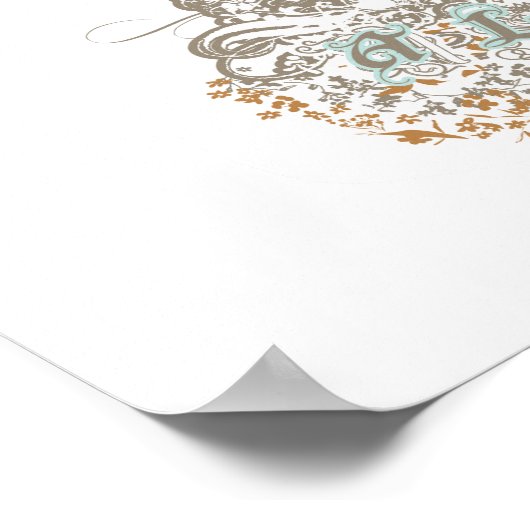 小鳥の小石が私に言った ポスター (角)