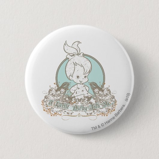 小鳥の小石が私に言った 缶バッジ (正面)