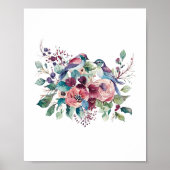 小鳥の水色 ポスター (正面)