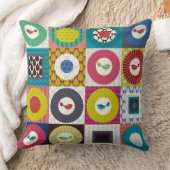 小鳥の群れ クッション (ブランケット)