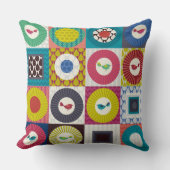 小鳥の群れ クッション (正面)