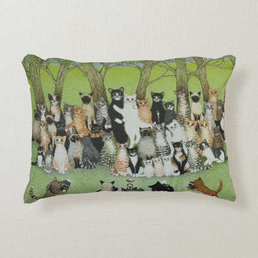 小鳥を見て下さい アクセントクッション (正面)