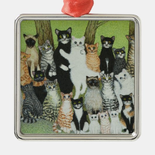 小鳥を見て下さい メタルオーナメント (正面)